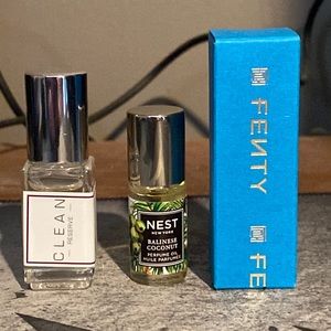 Mini Perfume/Perfume Oil Bundle (Fenty, Clean Reserve, Nest)